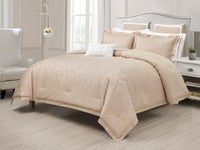 مفرش لوريا صيفي مزدوج مطرز من خامة القطن - 9 قطع