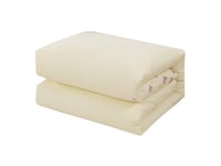 مفرش نورا صيفي مزدوج خامة قطنية مطرزة 7 قطع