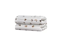 بيت لحاف صوفي صيفي بدون حشوة مفرد ونص 4 قطع