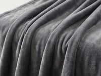 بطانية دفء شتوي سادة مقاس مزدوج