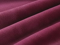 بطانية دفء شتوي سادة مقاس مفرد - عنابي