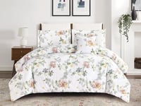 مفرش ستيلا صيفي مفرد ونص من خامة القطن 4 قطع