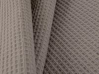 طقم روب استحمام لاين 4 قطع من القطن - بني - قياسي