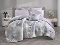 مفرش إزرا صيفي مزدوج من نسج التنسيل 7 قطع