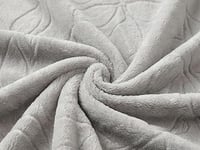 بطانية دفء شتوي سادة مقاس مفرد ونص