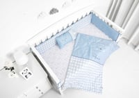 مفرش جوي بـ حواجز للأطفال مفرد - 7 قطع