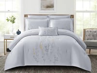 مفرش ألين صيفي مزدوج من خامة القطن المطرز 7 قطع