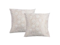 مفرش إيفونا عرائس مزدوج 8 قطع - كريمي