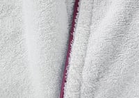 روب استحمام أطفال عمر 3 إلى 4 سنوات - أبيض و وردي