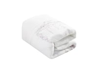 مفرش بي تاج صيفي مفرد ونص مطرز 5 قطع