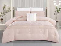 مفرش إي صيفي مزدوج مطرز 7 قطع