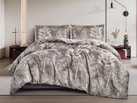 بيت لحاف صوفي صيفي بدون حشوة مزدوج 4 قطع