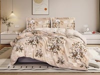 بيت لحاف فاي صيفي بدون حشوة مفرد ونص 4 قطع