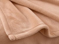 بطانية دفء شتوي سادة مقاس مزدوج