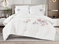 مفرش إي صيفي مزدوج مطرز 6 قطع