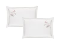 مفرش بي تاج صيفي مزدوج مطرز 9 قطع