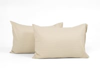 مفرش فندقي مزدوج 7 قطع Beddy box - بيج فاتح