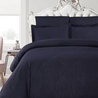 مفرش فندقي نفر 5 قطع (أزرق غامق)