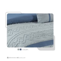 مفرش صيفي قطن جاكار نفرين 8 قطع AH-TALLINN-08