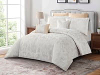 مفرش كاتنس الفاخر مزدوج من نسج الجاكار - 8 قطع