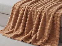 بطانية دفء شتوي سادة مقاس مفرد ونص