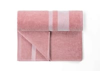 منشفة هرنبون الصغيرة من خامة القطن - وردي