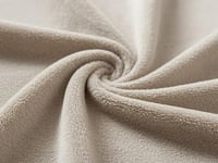 بطانية دفء شتوي سادة مقاس مفرد ونص - فضي