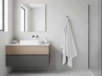 منشفة سيلفا الكبيرة من خامة القطن - ابيض