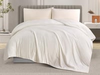 مفرش بارد (ملمس حرير) مزدوج بدون شرشف 3قطع