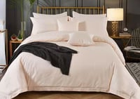 مفرش رويال فندقي مفرد 6 قطع 100% قطن (400 غرزة)