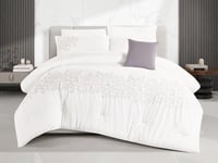 مفرش بي تاج صيفي مفرد مطرز 5 قطع