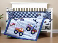 مفرش السيارات بـ حواجز للأطفال مفرد - 7 قطع