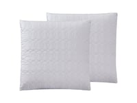 مفرش الين صيفي مزدوج مطرز من خامة القطن - 8 قطع