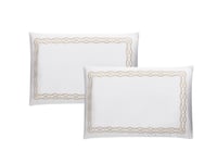 مفرش ستونيا صيفي فاخر مزدوج من خامة القطن المطرز (...