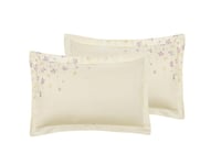 مفرش نورا صيفي مزدوج خامة قطنية مطرزة 7 قطع