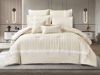 مفرش فيكي صيفي مزدوج فاخر- 8 قطع