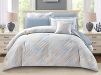 مفرش آيلا صيفي مفرد ونص من خامة القطن 4 قطع