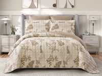 مفرش آرونا المضغوط مفرد خامة قطنية 4 قطع