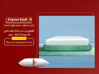 لباد ياتاك الفندقي 14 سم 120×200 - مفرد