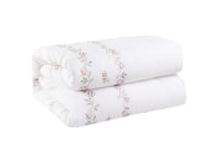 مفرش صيفي دوريس مزدوج من خامة القطن المطرز 9 قطع