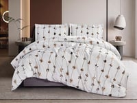 بيت لحاف صوفي صيفي بدون حشوة مفرد 4 قطع