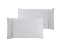 مفرش موسس صيفي مزدوج مطرز من خامة القطن - 7 قطع