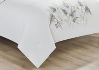 مفرش سيندي صيفي مزدوج من خامة القطن المطرز 9قطع