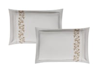 مفرش إي صيفي مفرد ونص مطرز 5 قطع