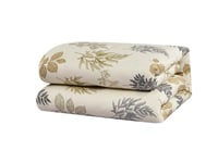 مفرش روبي صيفي مفرد ونص من خامة القطن 4 قطع