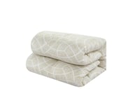 بيت لحاف هاردي صيفي بدون حشوة مزدوج 4 قطع