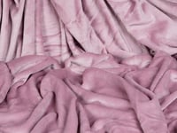 بطانية فانسي مفرد ونص وردي