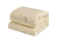 مفرش نورا مفرد ونص مطرز من خامة القطن 200 غرزة - 8...