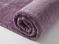 بطانية دفء شتوي سادة مقاس مزدوج