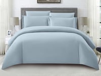 مفرش مارسيا فندقي مفرد ونص 5 قطع - سماوي